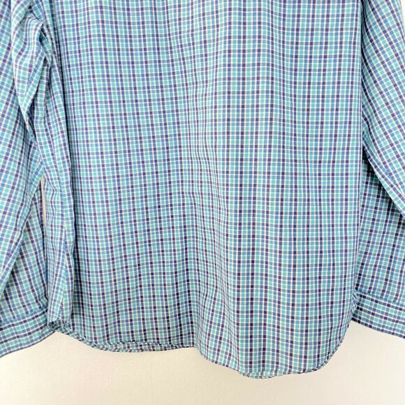 Vintage VTG Levi Strauss & Co Big E Plaid Button Up Long Sleeve Shirt Top 16 - Picture 6 of 8